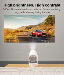 PS2 Mini Outdoor Projector details 1